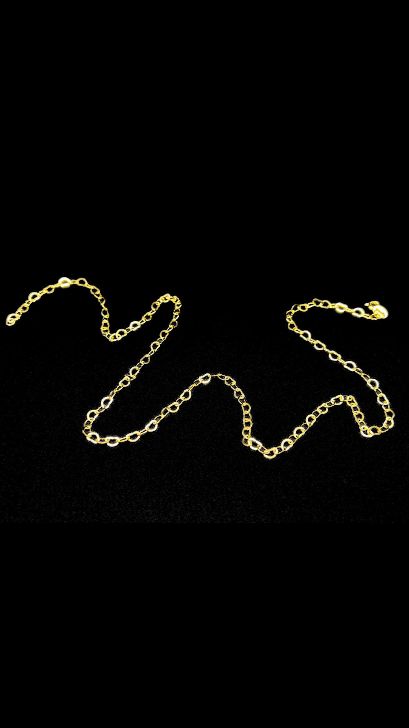 18K Gold Vermeil Love Heart Chain
