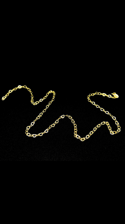 18K Gold Vermeil Love Heart Chain