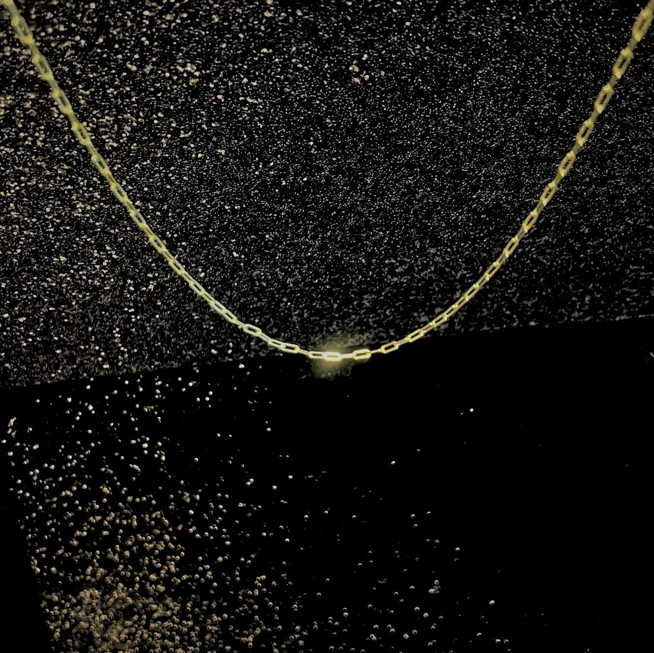 18K Gold Vermeil Rectangle Chain