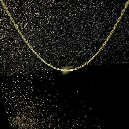 18K Gold Vermeil Rectangle Chain