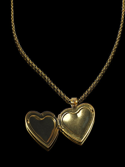 Heart Pendant Gold Plated Locket