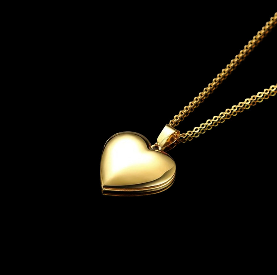 Heart Pendant Gold Plated Locket